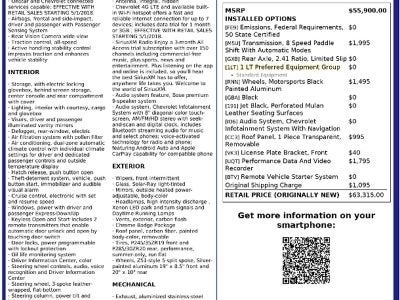 2019 Chevrolet Corvette Stingray Standard 1LT