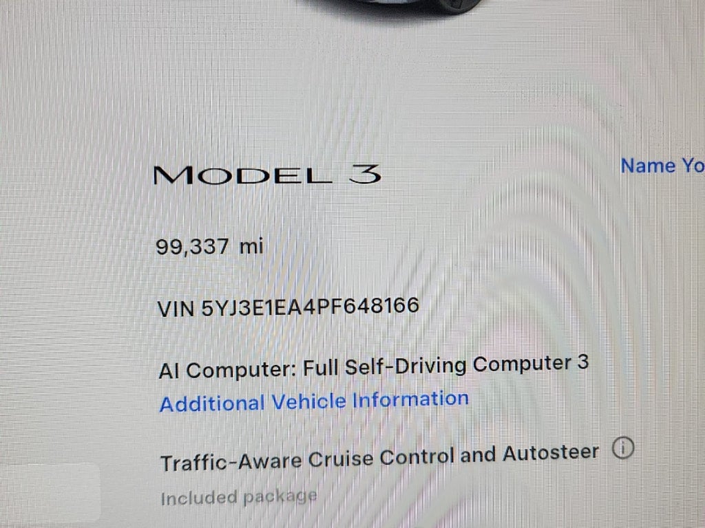 2023 Tesla Model 3 Base
