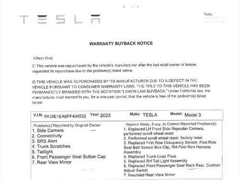 2023 Tesla Model 3 Base