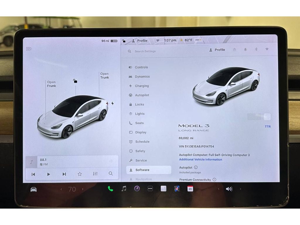 2018 Tesla Model 3 Long Range Battery