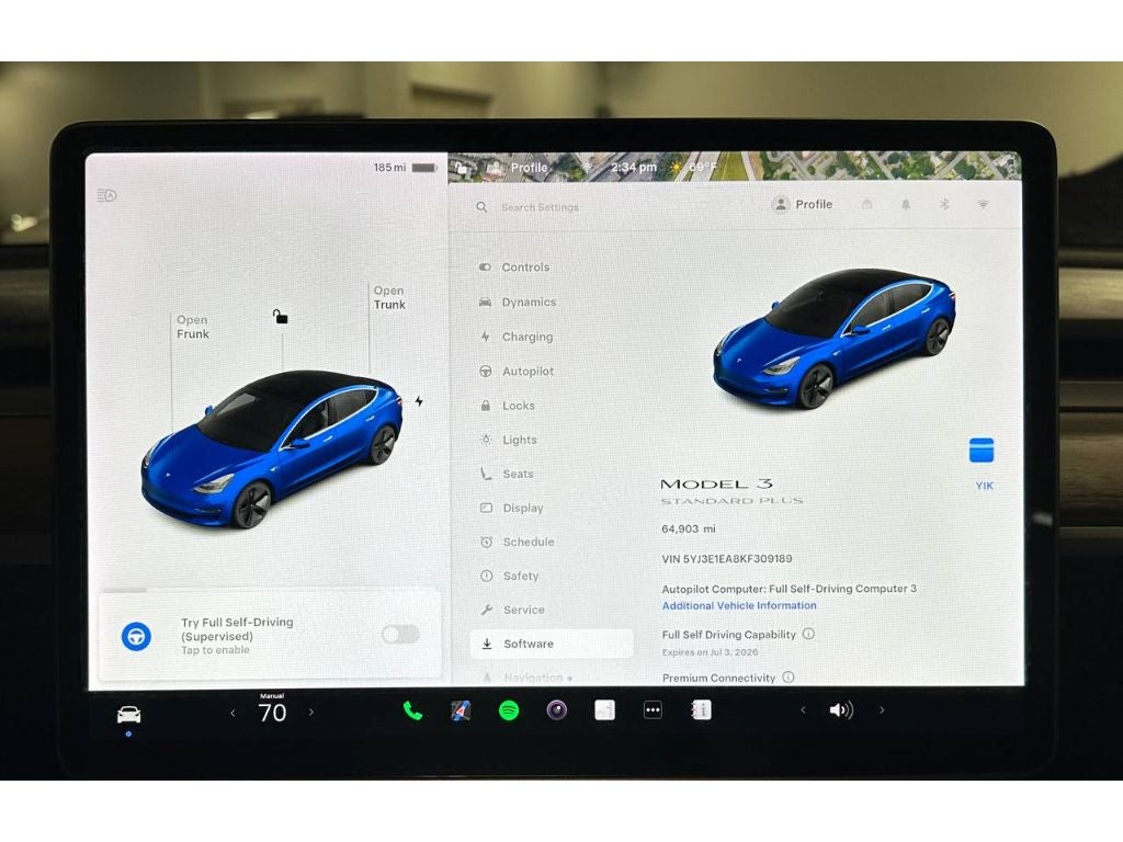 2019 Tesla Model 3 Standard Range Plus