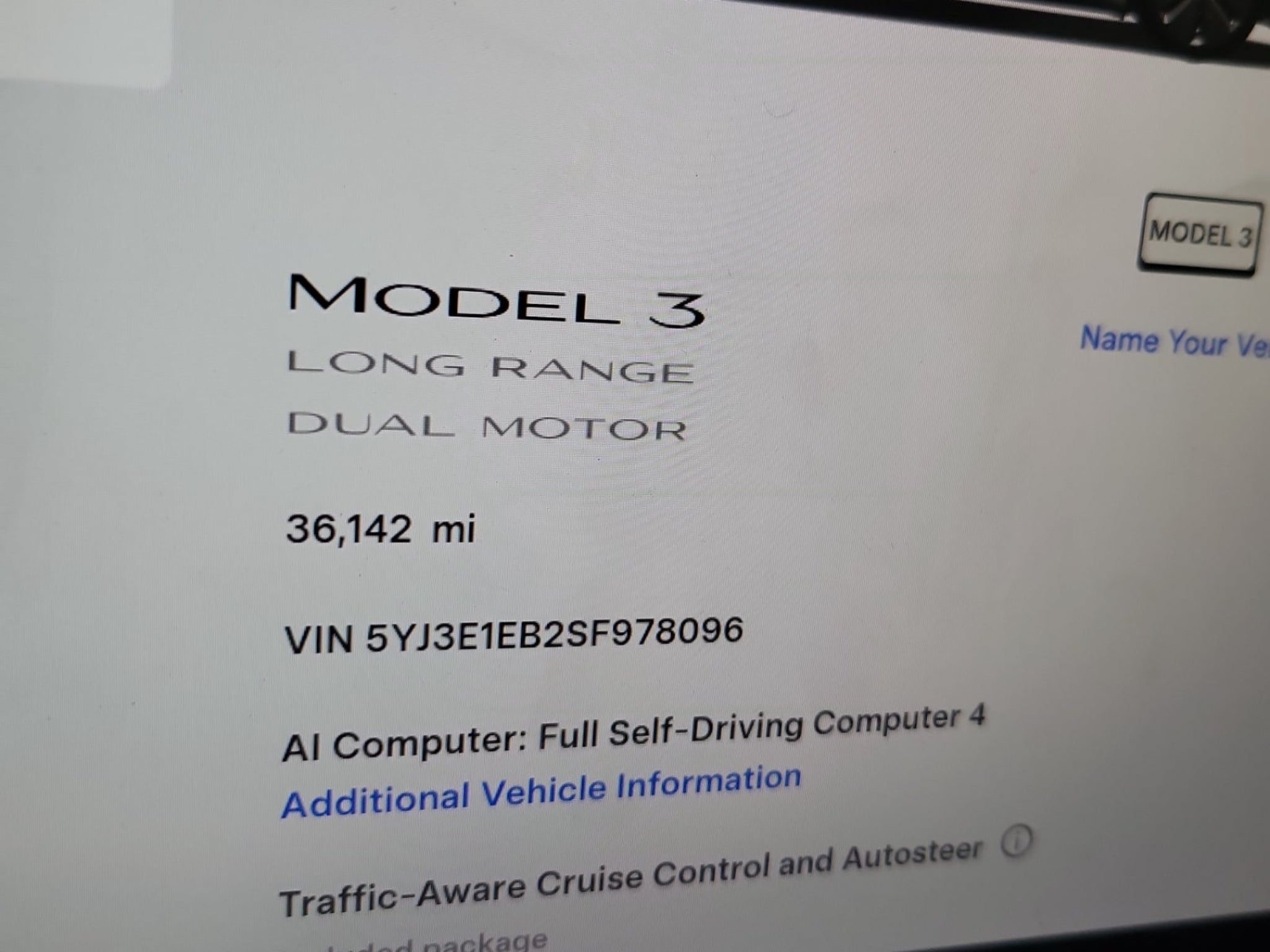 2025 Tesla Model 3 Long Range