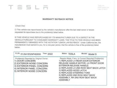 2022 Tesla Model S Long Range