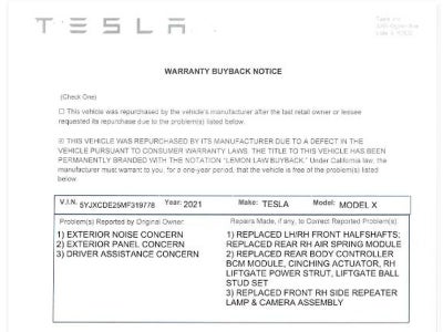 2021 Tesla Model X Long Range