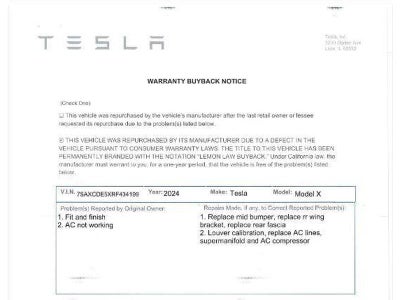 2024 Tesla Model X Base