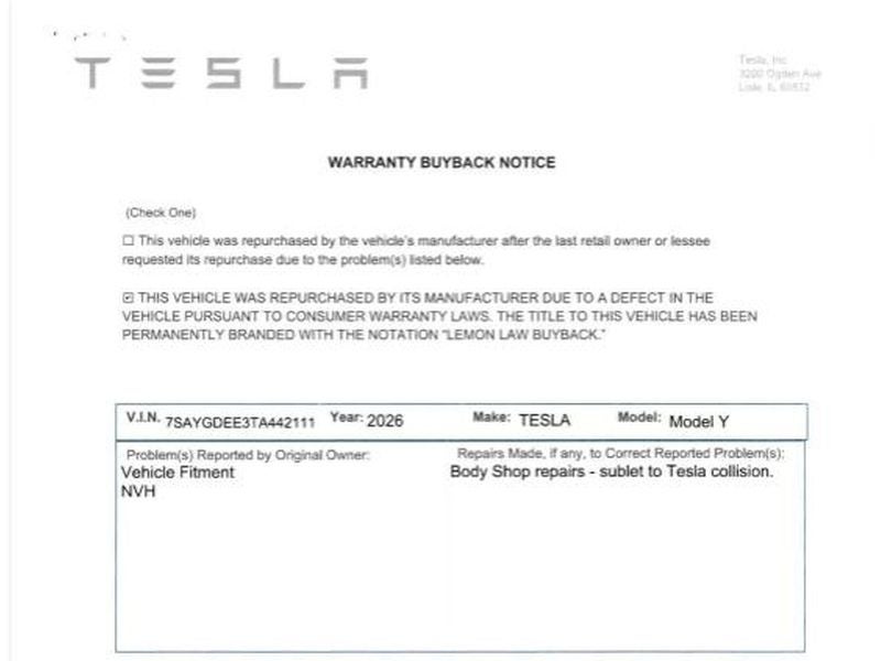 2026 Tesla Model Y Long Range