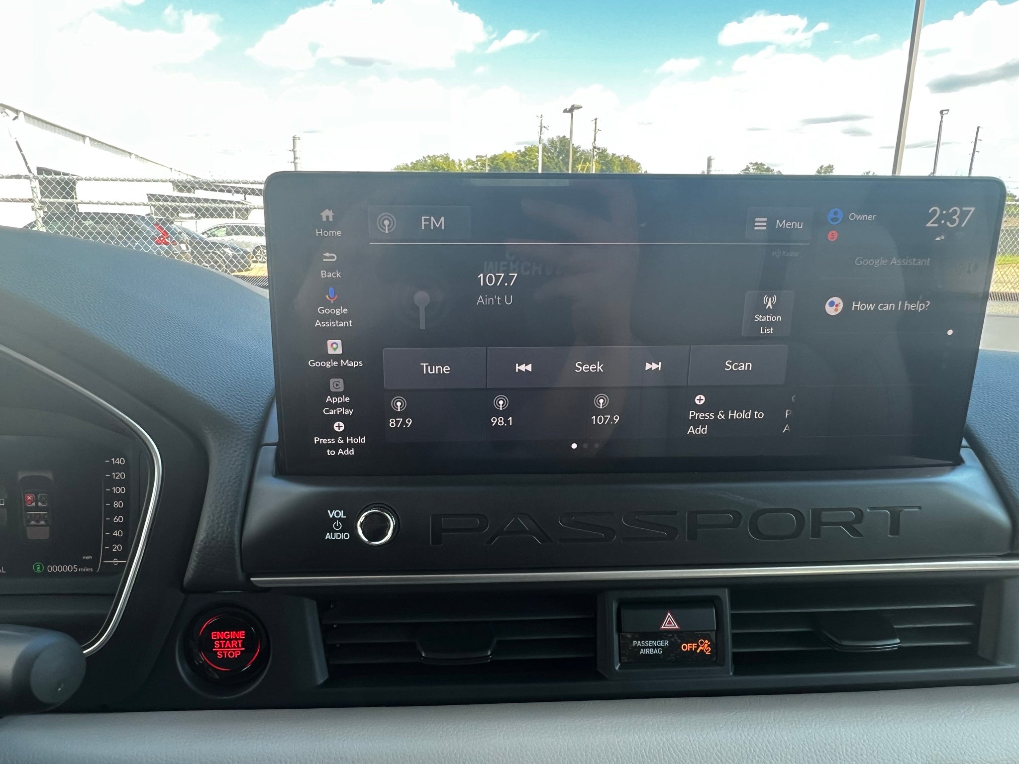2026 Honda Passport RTL